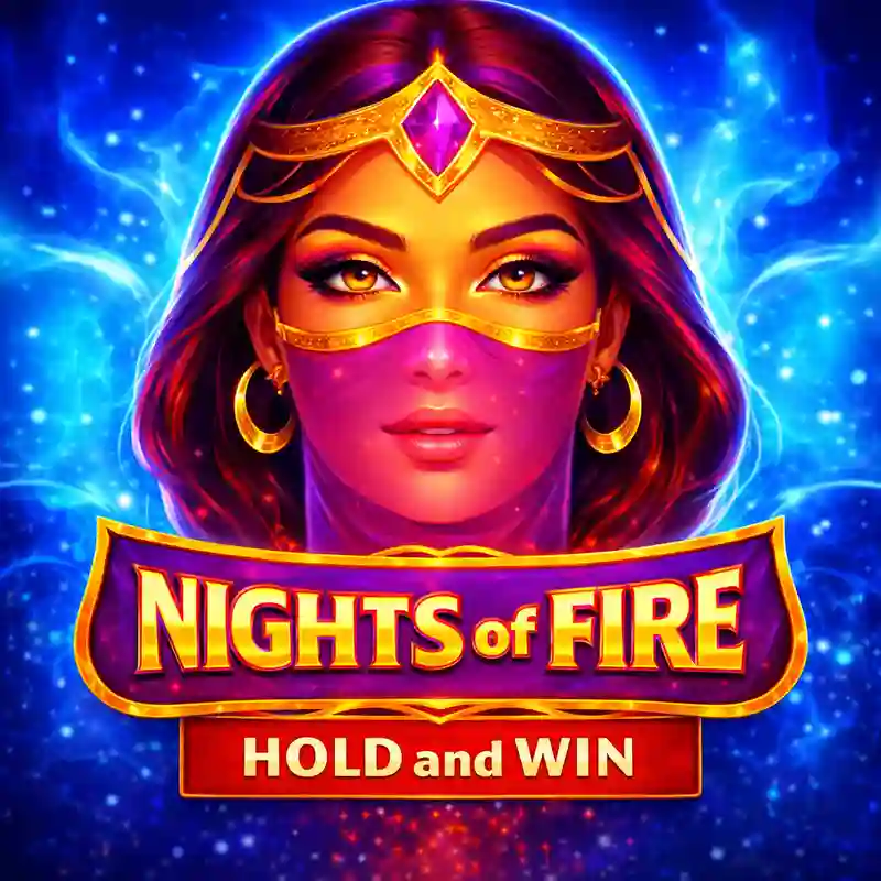 Nights of Fire slot game interface at acejili casino